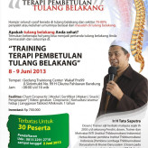 Pelatihan Pembetulan Tulang Belakang (PTB) Bandung